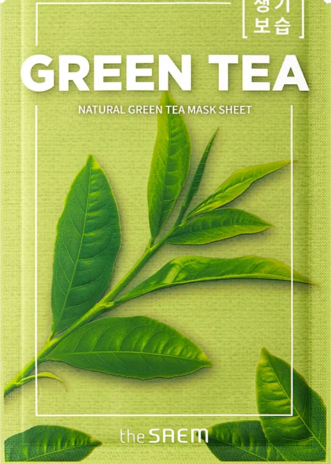 natural-mask-sheet-green-tea___210805 THE SAEM NATURAL GREEN TEA