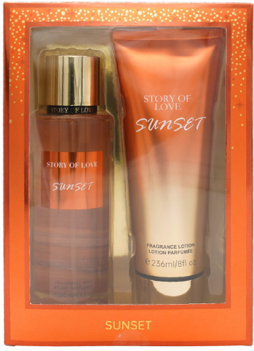Καταγραφή.PNG1 GIFT SET STORY OF LOVE SUNSET 250ml Mist + 236ml Creme