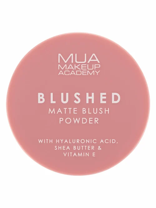 Blushed_Matte_Blush_Powder_Dusky_Rose_LID_ON_1800x1800 MUA Blushed Matte Powder Dusky Rose !NEW!