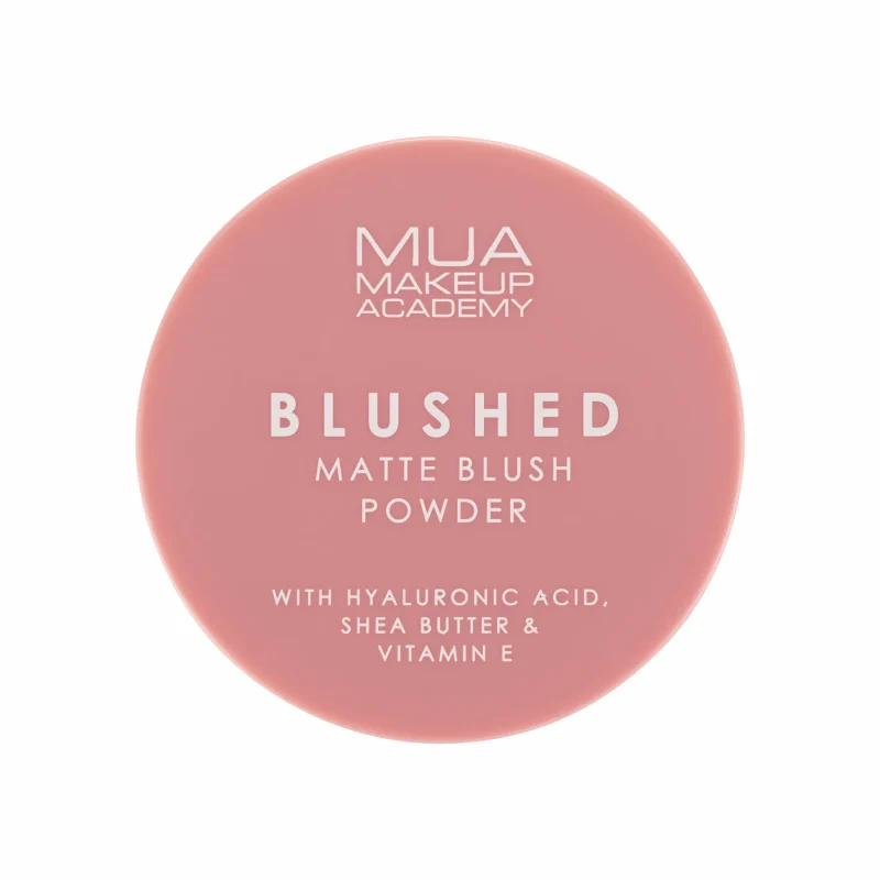 Blushed_Matte_Blush_Powder_Dusky_Rose_LID_ON_1800x1800 MUA Blushed Matte Powder Dusky Rose !NEW!
