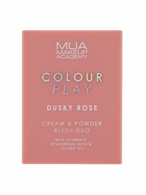 MUA Colour Play Cream & Powder Blush Duo Dusky Rose