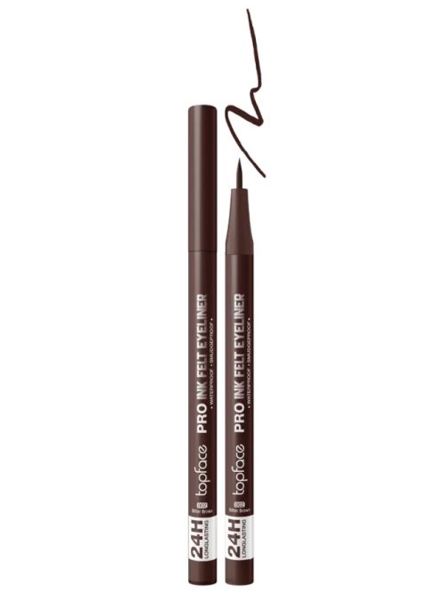 Topface Pro Ink Felt Eyeliner - Bitter Brown